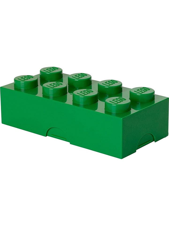 Lunchbox "Classic Brick 8" in Grün - (B)20 x (H)7,3 x (T)10 cm
