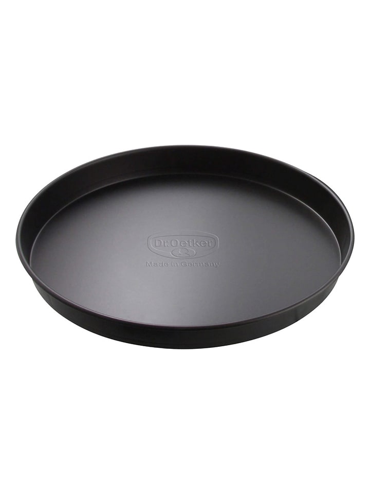 Pizzablech "Tradition" in Schwarz - Ø 30 cm