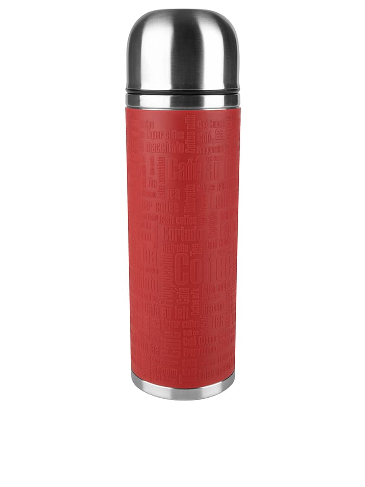 Isolierflasche "Senator" in Rot - 1 l