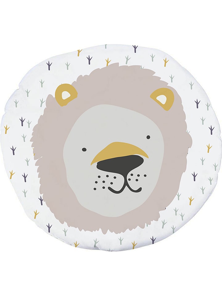 Teppich "Lion" in Beige/ Gelb - Ø 120 cm