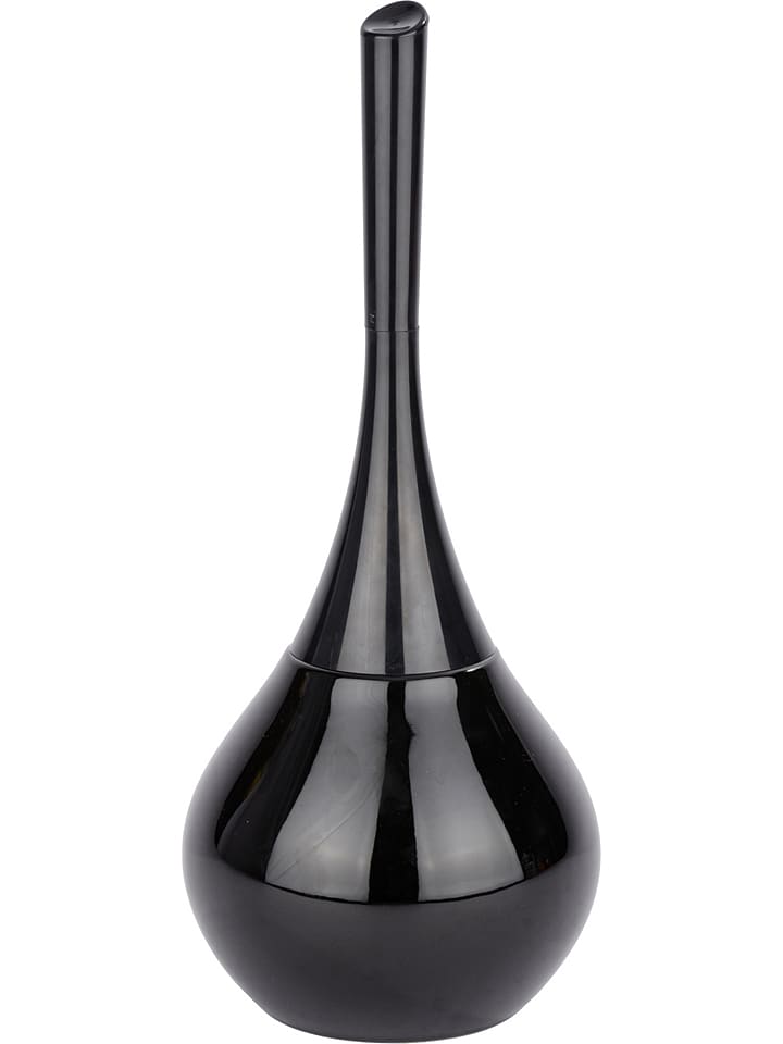 WC-Garnitur "Flakon" in Schwarz - (H)42,5 cm