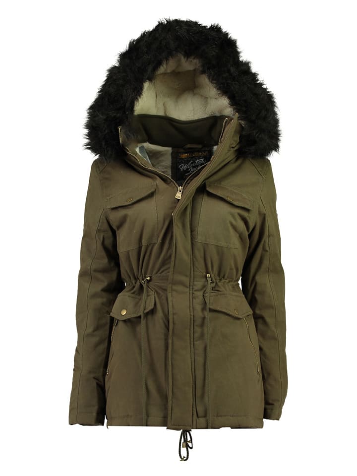 Parka "Celeste" olijfgroen