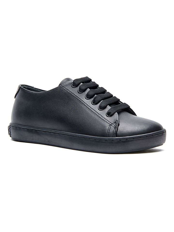Leren sneakers zwart