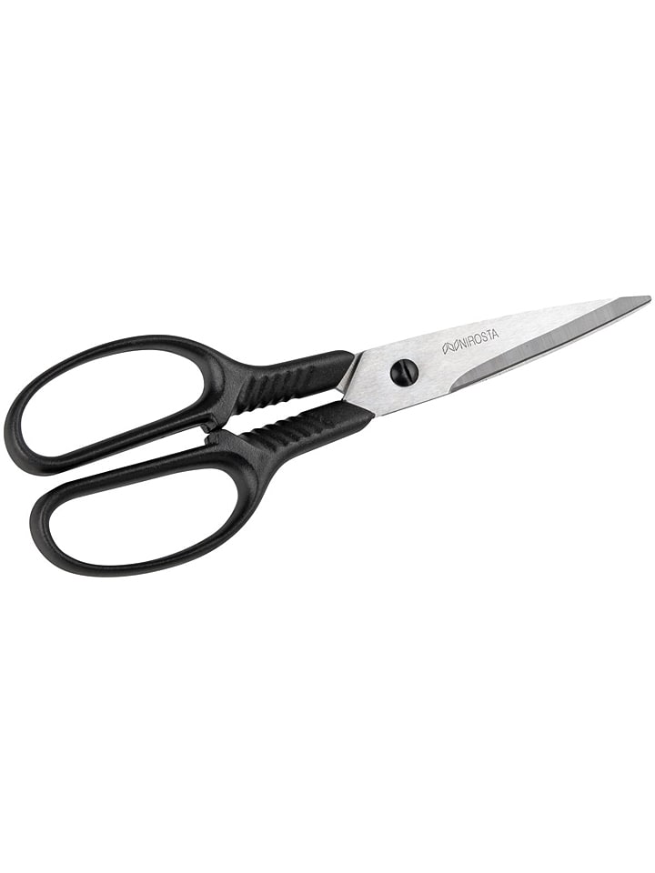 Nożyczki uniwersalne "Inox" w kolorze czarnym - dł. 21 cm