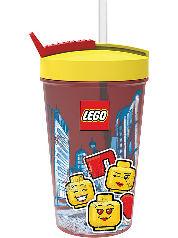Kubek "Iconic - Girl" w kolorze żółto-czerwonym - 500 ml