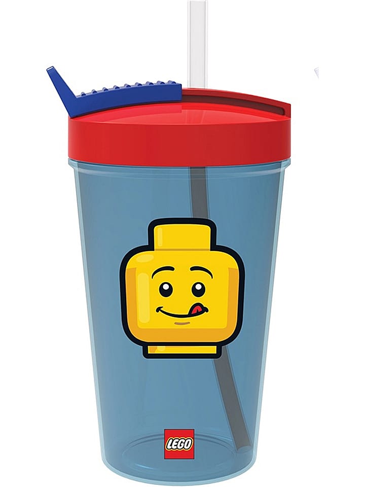 Trinkbecher "Iconic - Classic" in Blau/ Rot - 500 ml