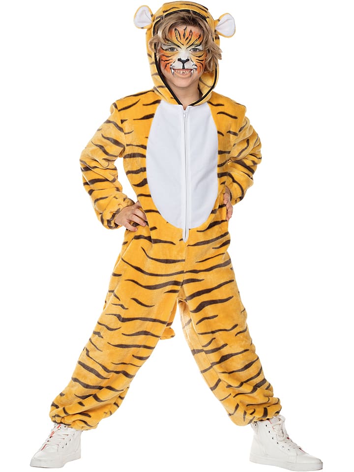Kombinezon kostiumowy "Tiger" w kolorze żółto-brązowym