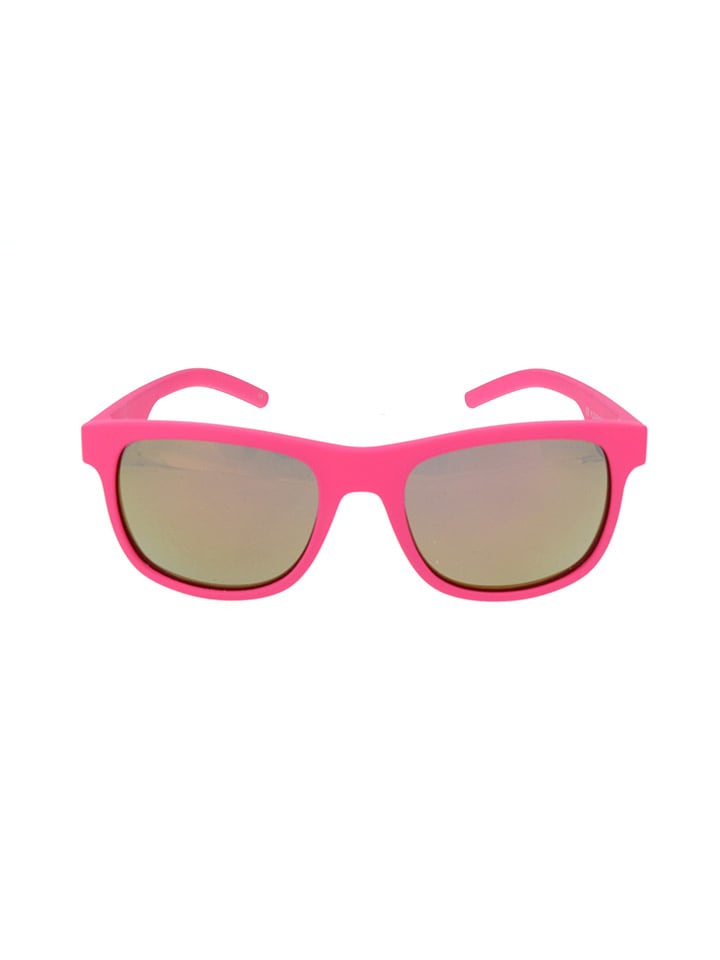 Unisex-Sonnenbrille in Pink/ Hellbraun
