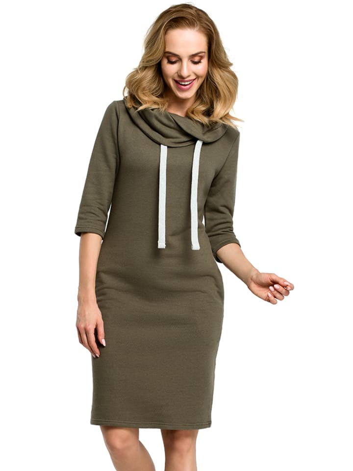 Sukienka w kolorze khaki