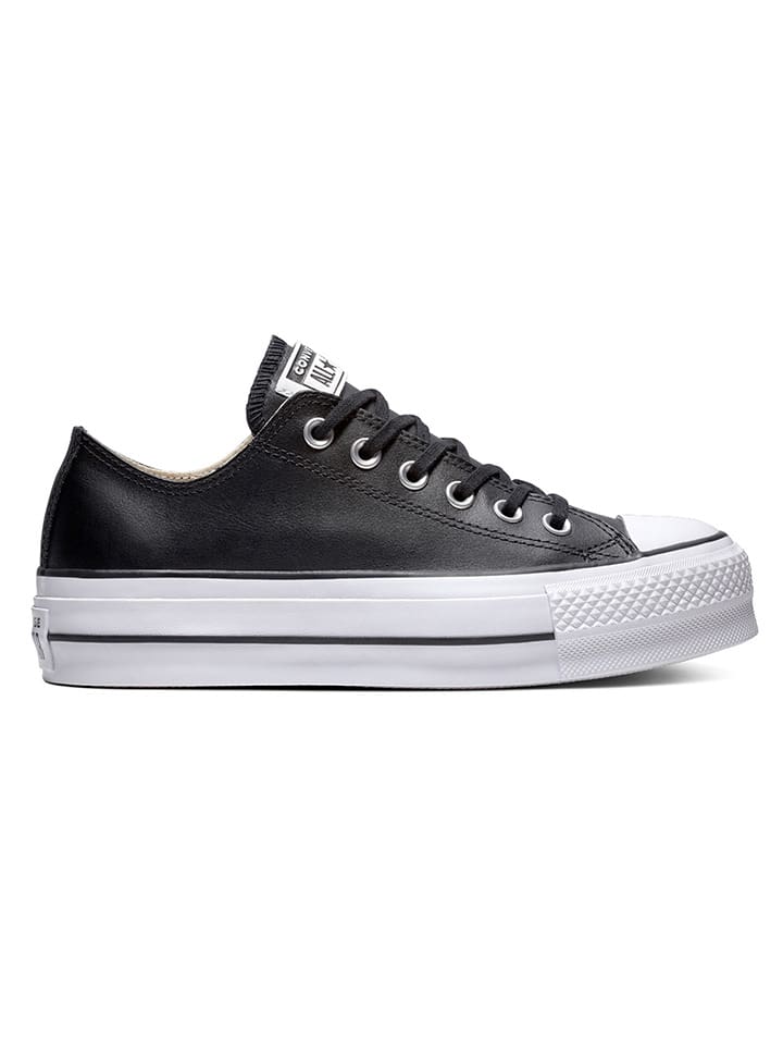 Skórzane sneakersy "Chuck Taylor All Star Lift" w kolorze czarnym