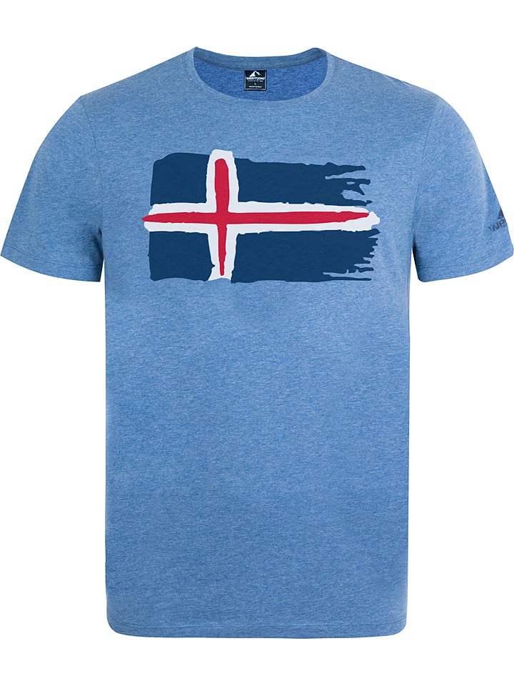 Shirt "Hekla" blauw