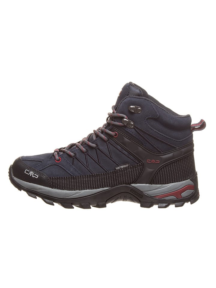 Leren trekkingboots "Rigel" donkerblauw