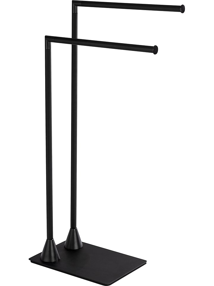 Handtuchständer "Hella" in Schwarz - (B)43,5 x (H)78,5 x (T)20 cm