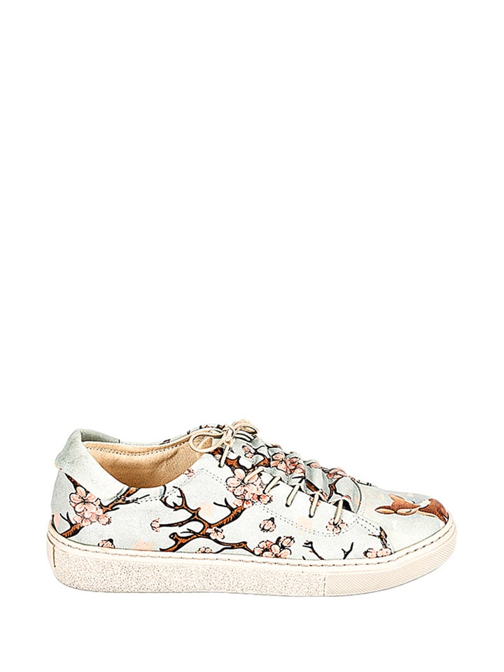 Streetfly Sneakers cr me lichtblauw bruin meerkleurig goedkoop