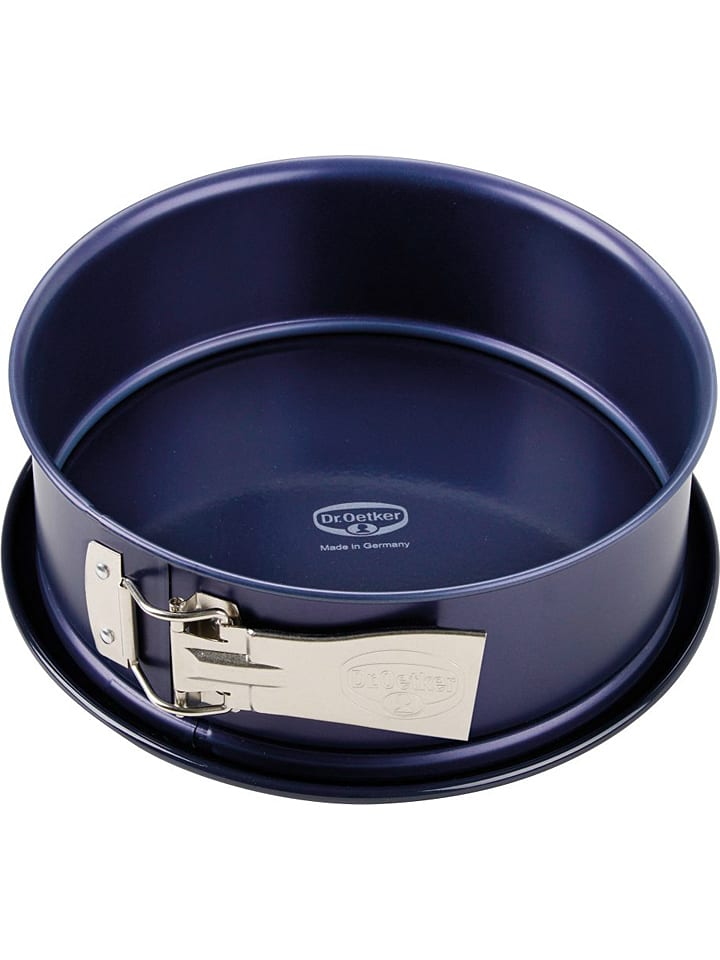 Springvorm "Bakliefde" donkerblauw - Ø 18 cm