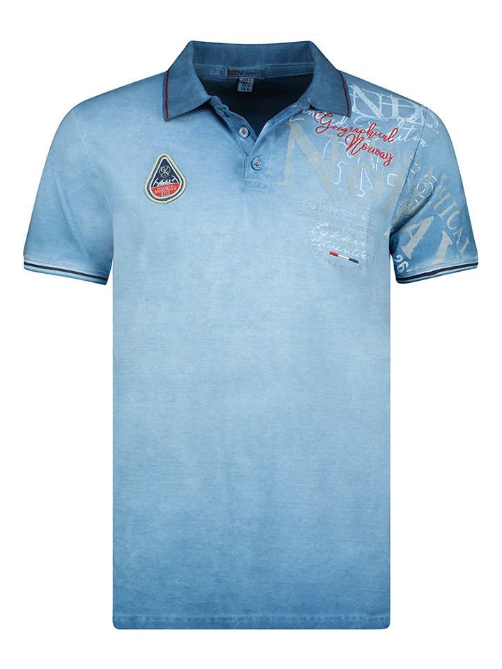 Koszulka polo w kolorze niebieskim