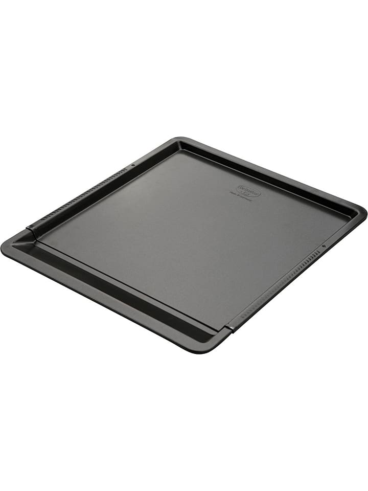 Backblech "Tradition" in Schwarz - (B)37-52 x (T)33 cm