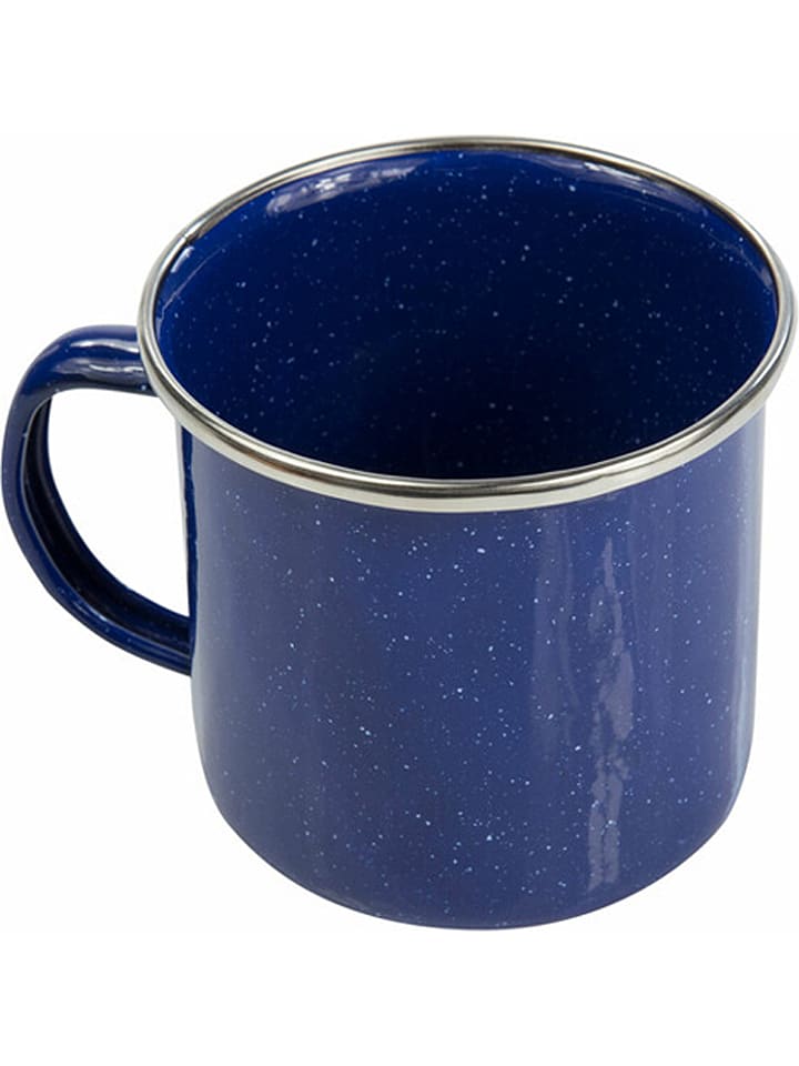 Kubek campingowy "Enamel Mug" w kolorze granatowym