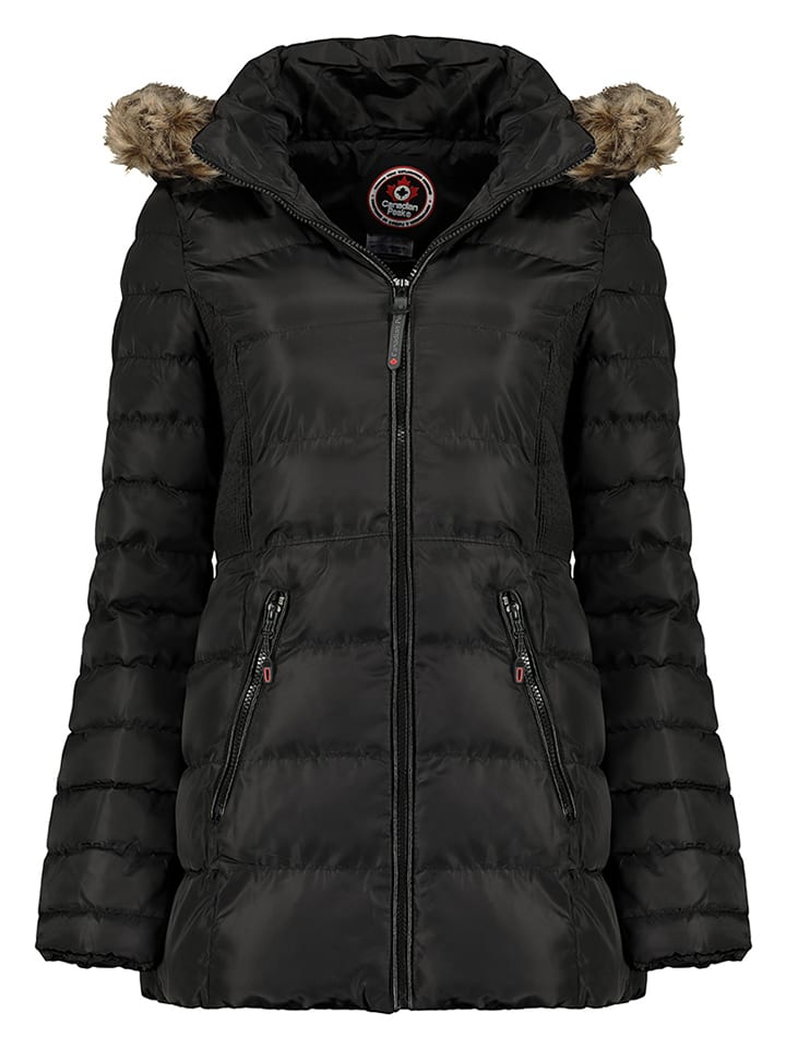 Parka zimowa "Anieseak" w kolorze czarnym