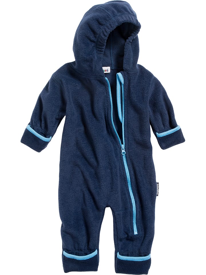 Fleece-Overall in Dunkelblau