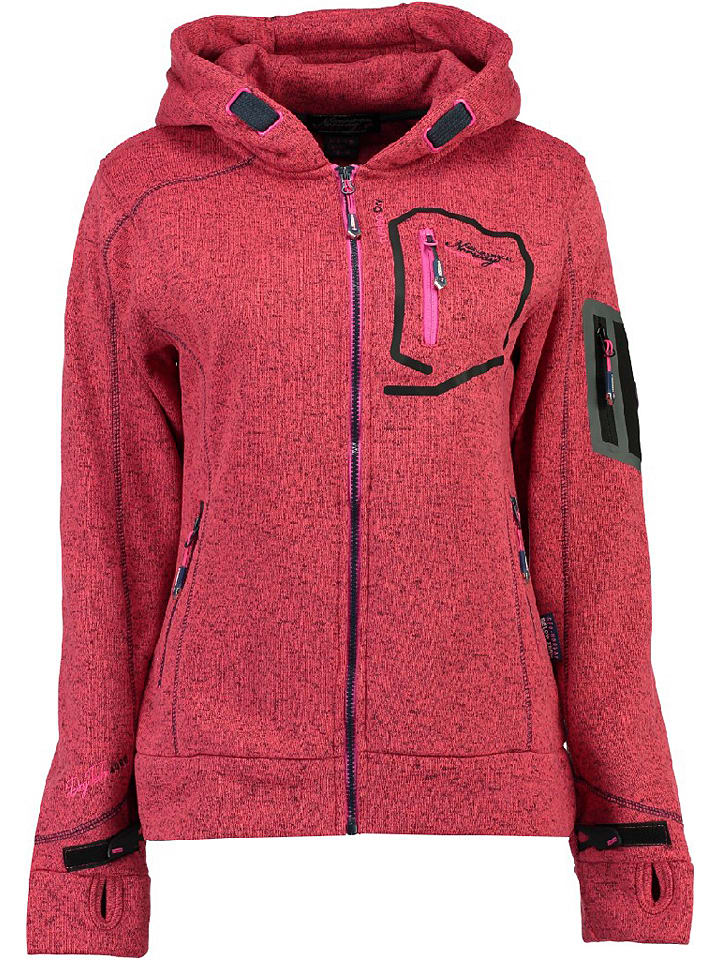 Fleecejacke "Telectra" in Koralle