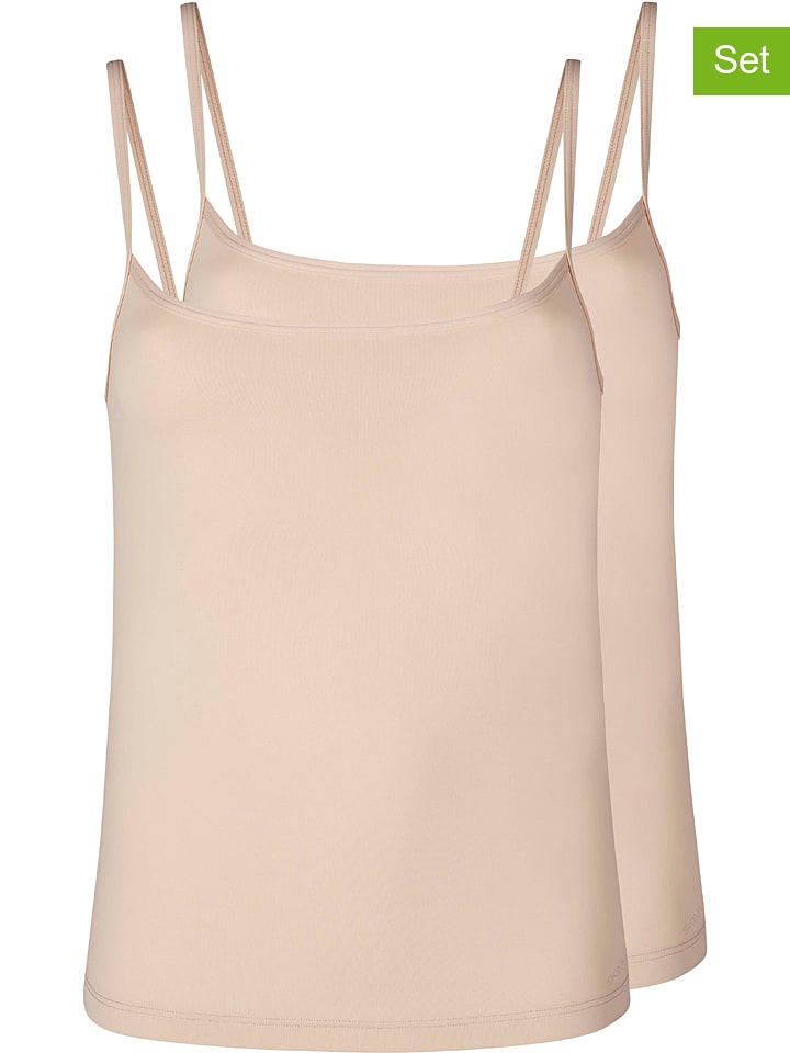 2er-Set: Hemdchen in Beige