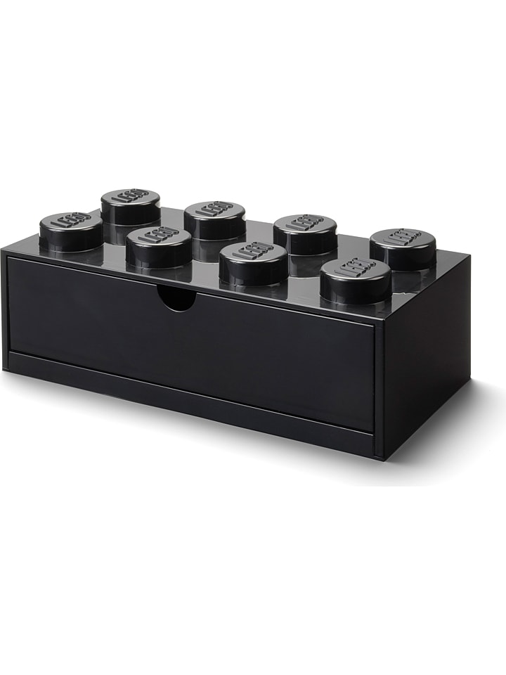 Ladebox "Brick 8" zwart - (B)32 x (H)16 x (D)12 cm