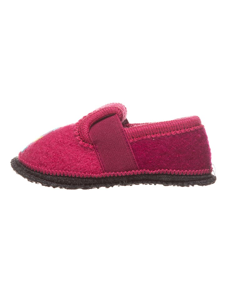Pantoffels "Eenhoorn" fuchsia