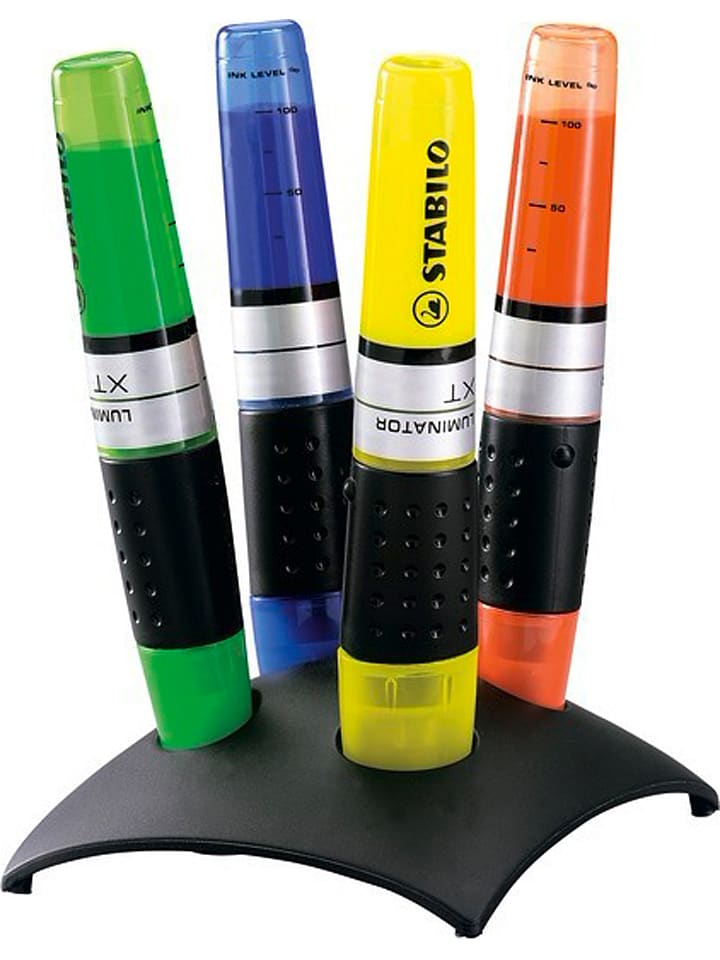 Zakreślacze (4 szt.) "Luminator"
