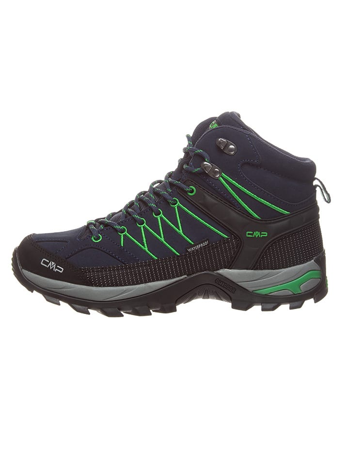Leder-Trekkingboots "Rigel" in Dunkelblau