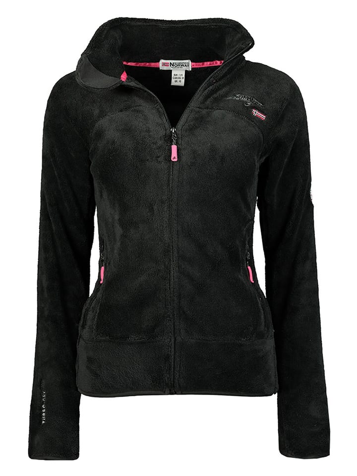Fleecejacke "Upaline" in Schwarz