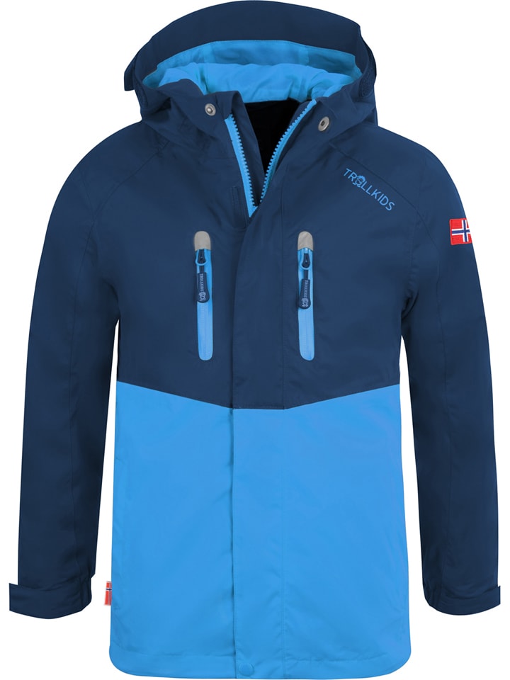 Regenjacke "Nusfjord" in Blau