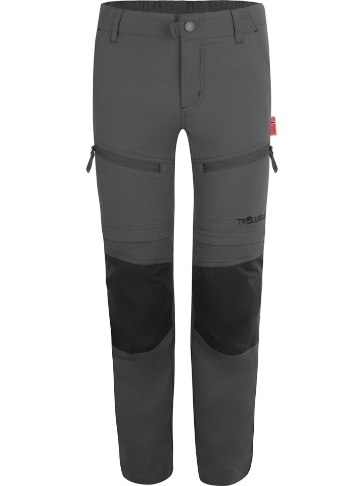 Spodnie trekkingowe Zipp-Off "Nordfjord" - Regular fit - w kolorze szarym