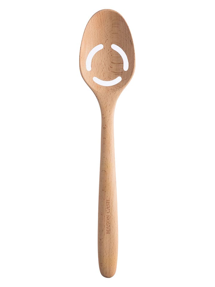 2in1-Kochlöffel in Hellbraun - (L)32 cm