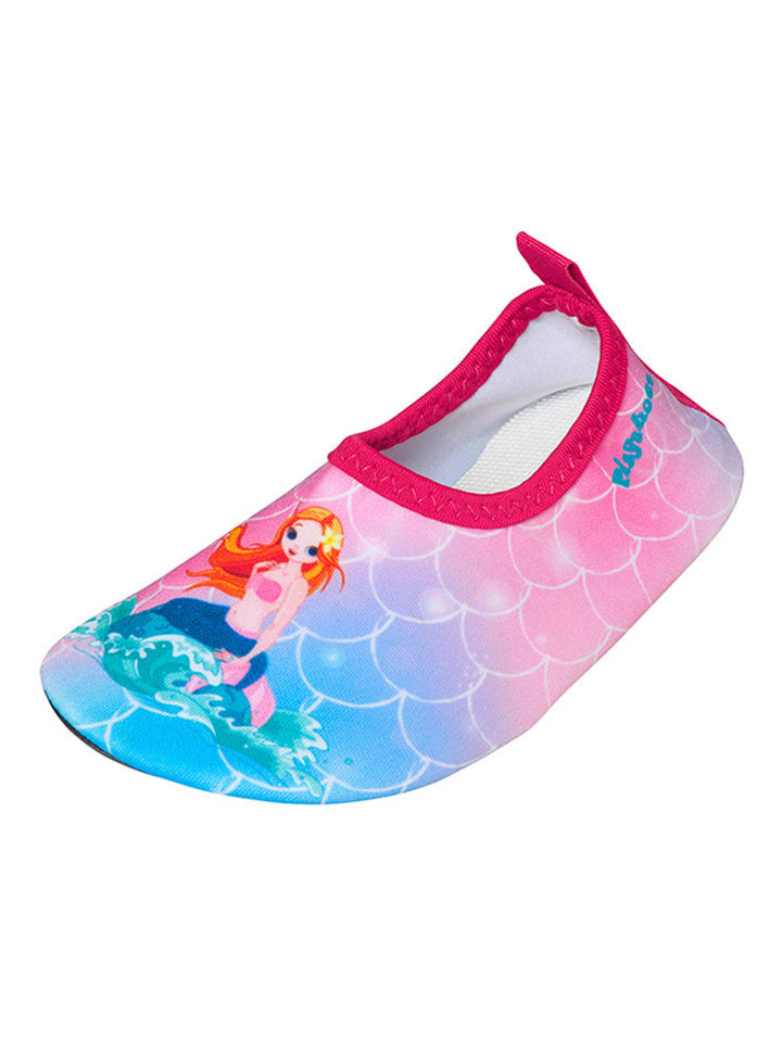 Badeschuhe in Rosa/ Hellblau