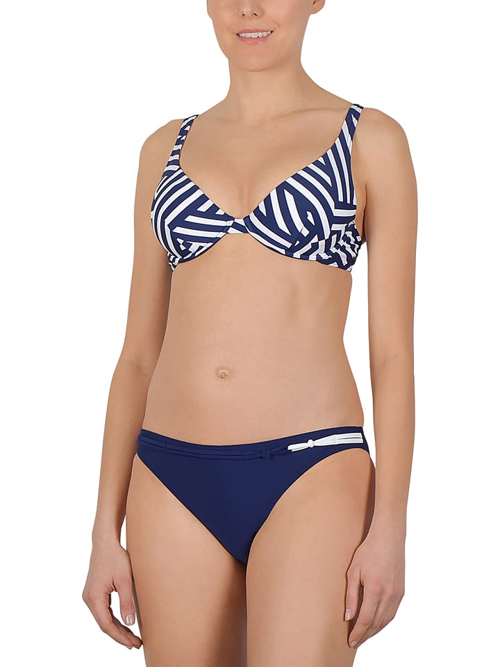 Naturana Bikini blauw/wit goedkoop kopen limango