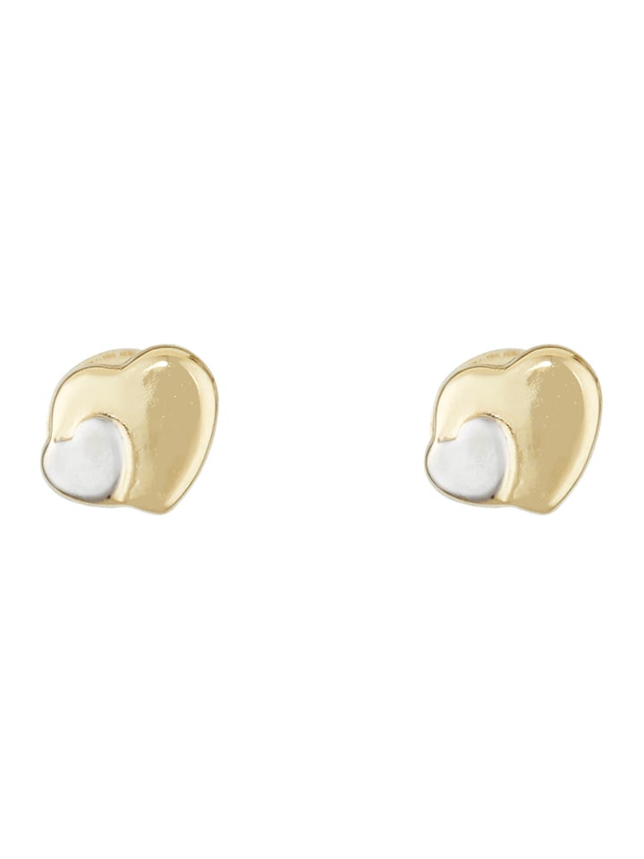 Gold-Ohrstecker "Petit coeur"