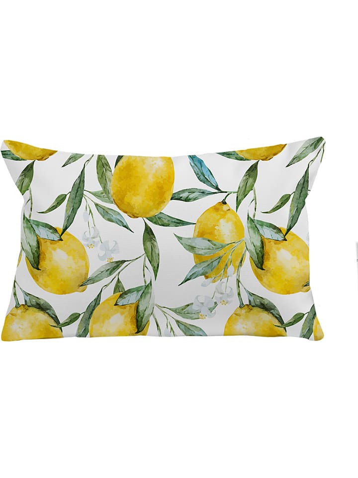 Outdoor-Kissen "Lemmons" in Gelb - (L)45 x (B)30 cm
