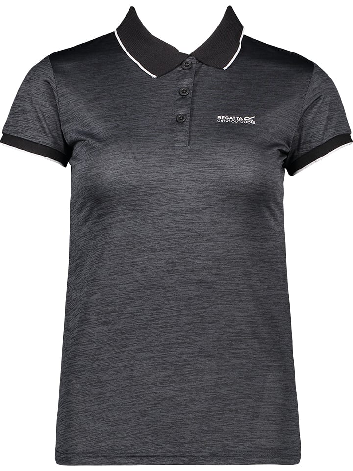 Funktionspoloshirt "Remex II" in Schwarz