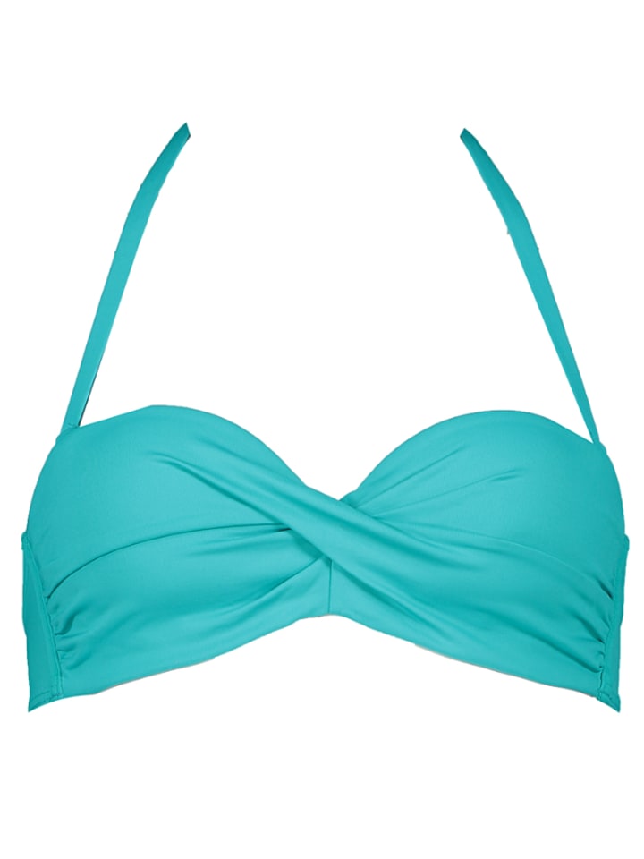 Biustonosz bikini w kolorze turkusowym