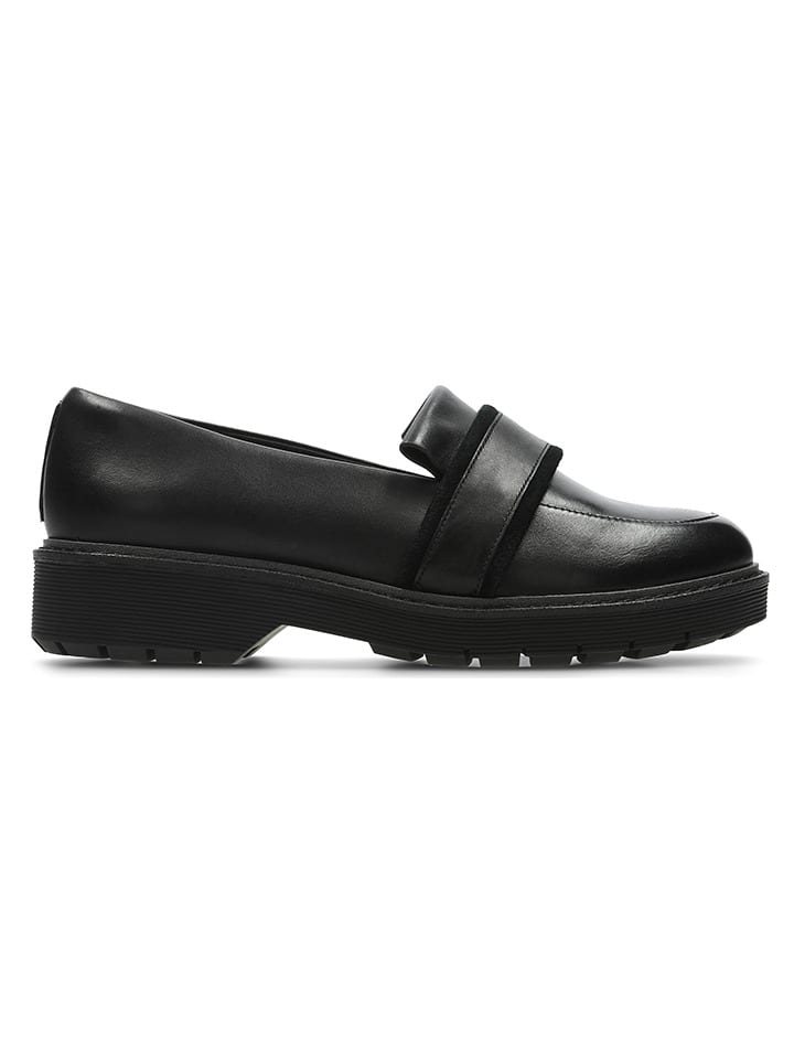 Clarks Leder Slipper Alexa Ruby in Schwarz gunstig kaufen limango