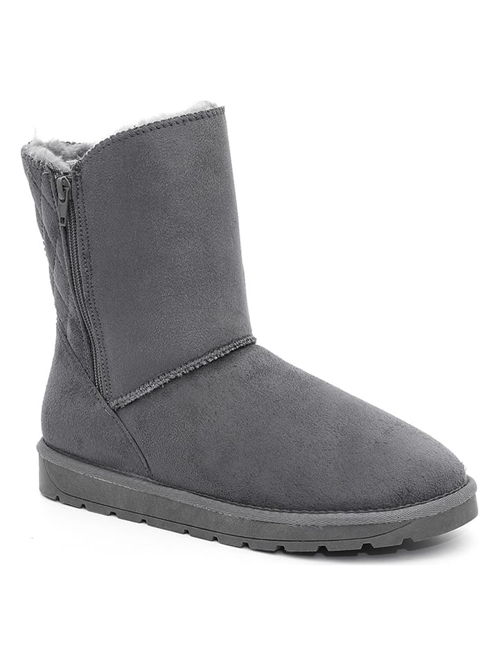 Winterstiefel "Zasha" in Anthrazit
