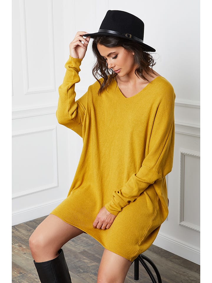 Pullover "Beder" in Gelb