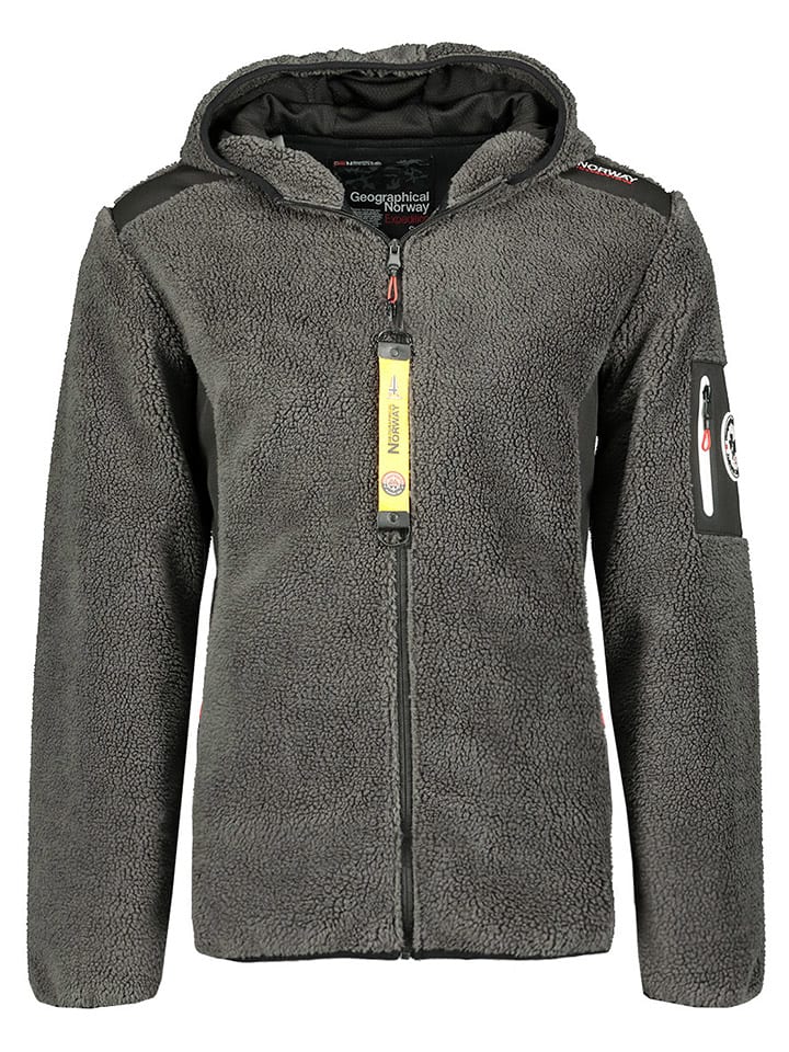 Fleecejacke in Khaki