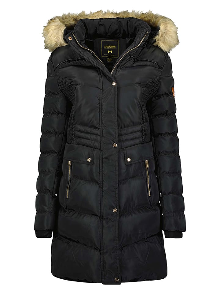Wintermantel "Anadonna" in Schwarz