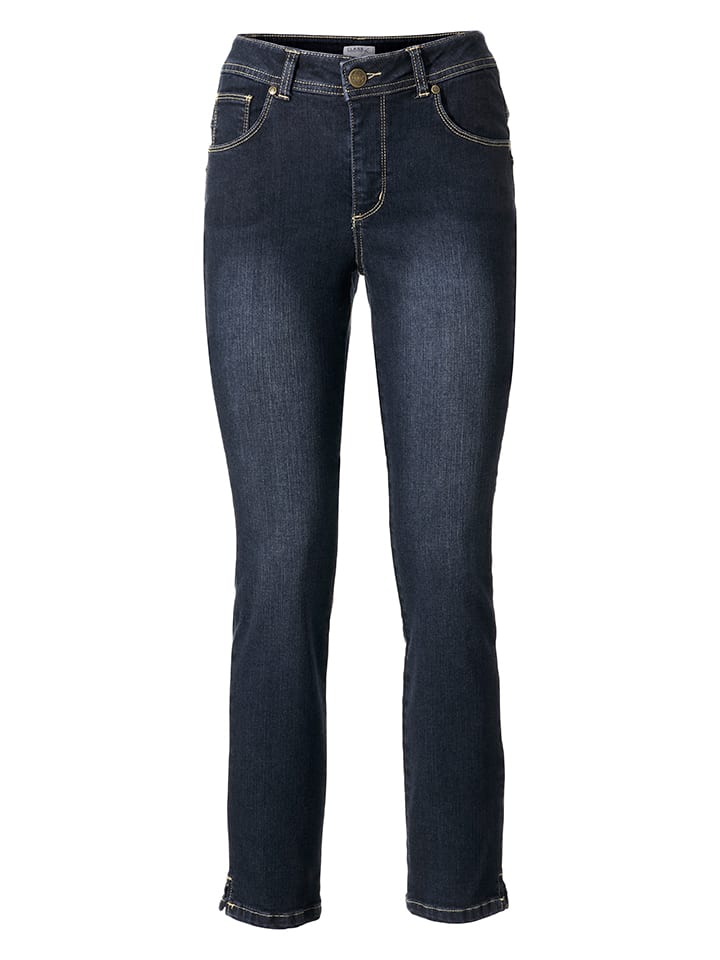 Dżinsy - Slim fit - w kolorze granatowym