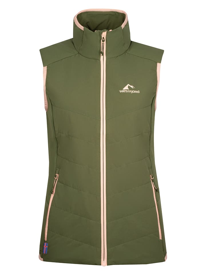 Kamizelka funkcyjna "Reykir" w kolorze oliwkowym