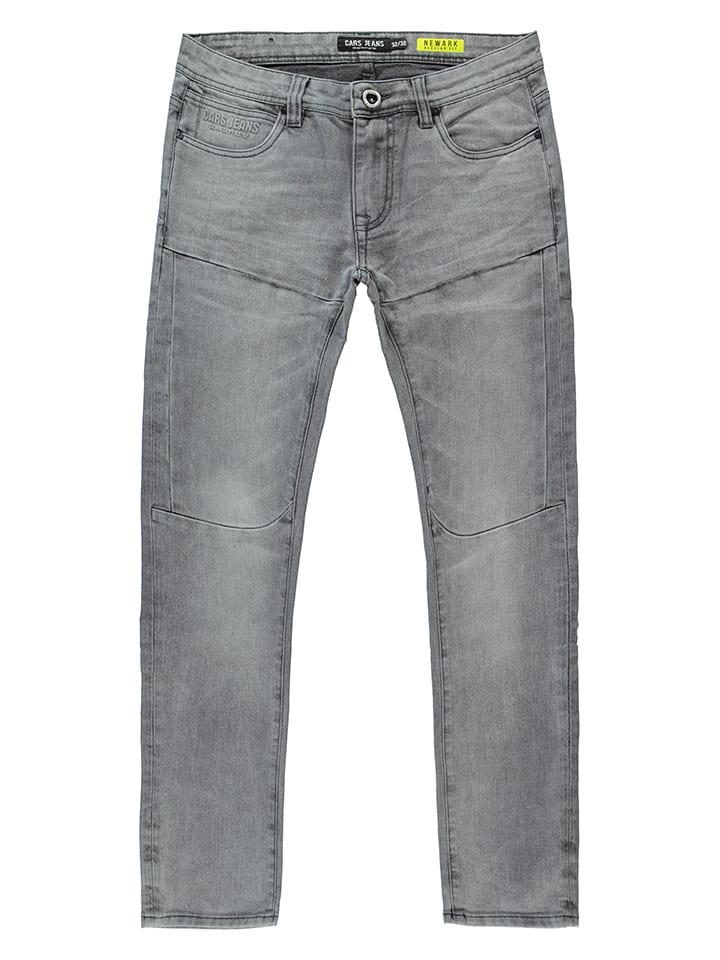 Dżinsy "Newark" - Tapered fit - w kolorze szarym
