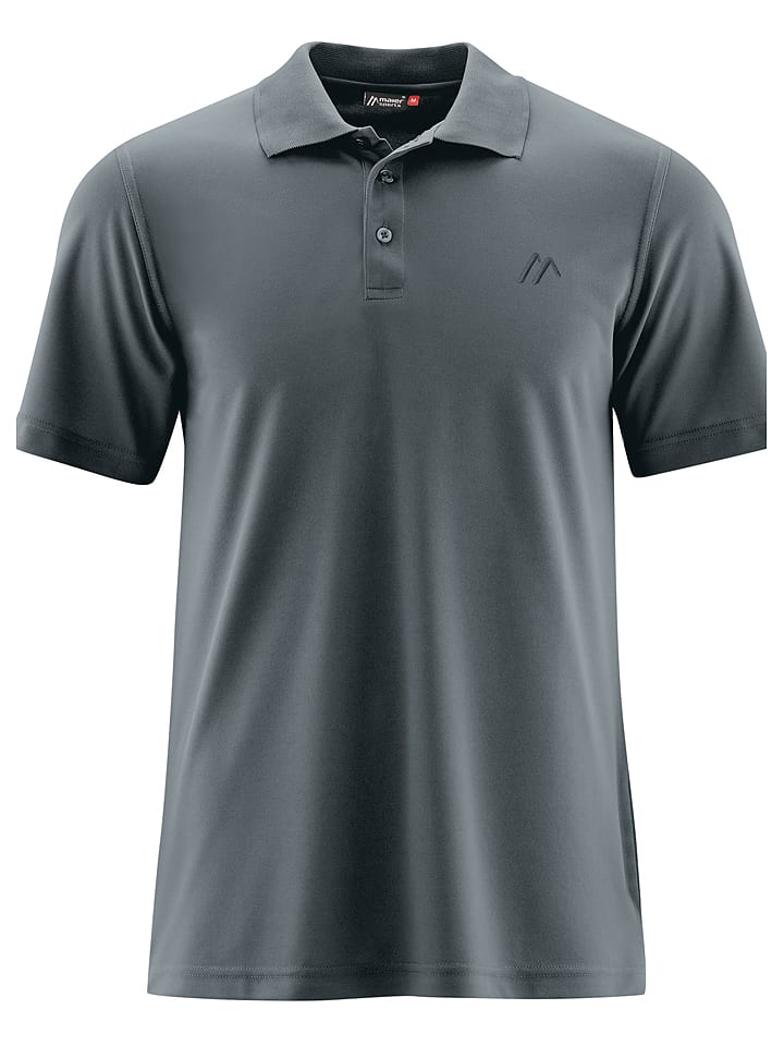 Funkcyjna koszulka polo "Ulrich" w kolorze szarym