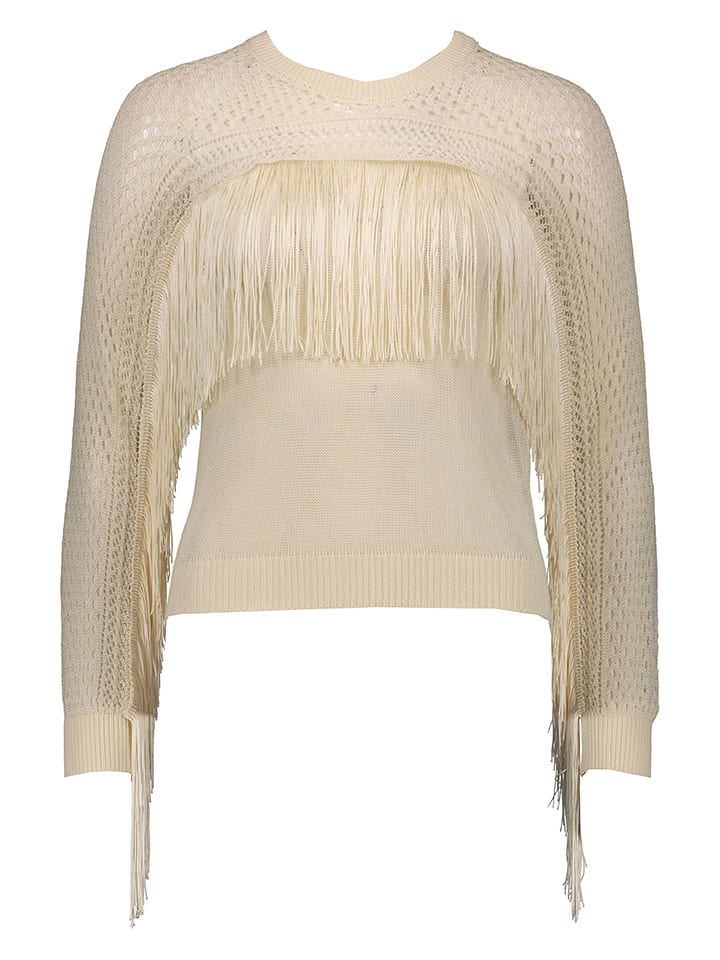 Sweter w kolorze beżowym